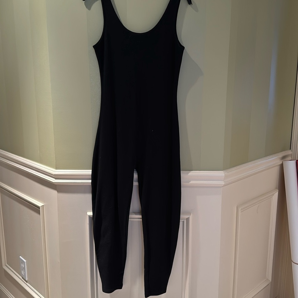 Black all in one 95% cotton jumper by express